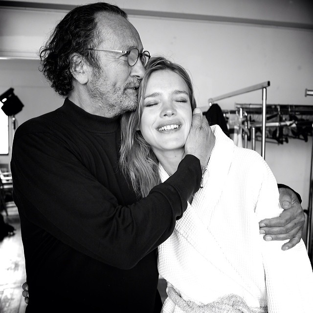 (Left) Paolo Roversi photographed Natalia Vodianova for the special birthday image