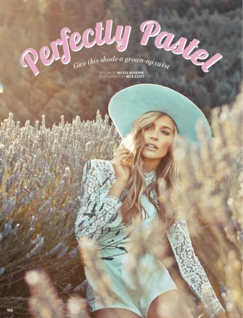 Ashley Osborne Wears Perfect Pastels for Cosmopolitan Australia Ashley Osborne Wears Perfect Pastels for Cosmopolitan Australia