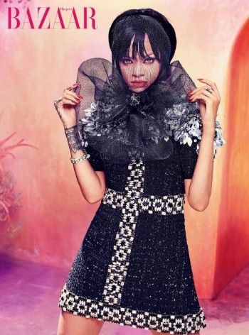 Rihanna Keeps it Covered for Harper’s Bazaar Arabia Shoot Rihanna Keeps it Covered for Harper’s Bazaar Arabia Shoot