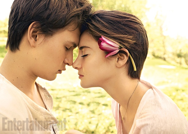 Shailene Woodley Cozies Up with “The Fault in Our Stars” Co-Star for Entertainment Weekly