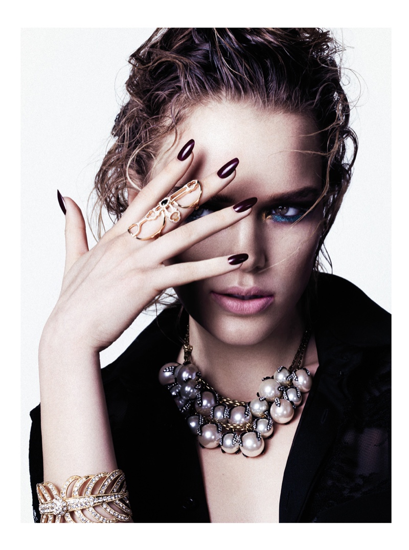 Shine Bright: Zo Nowak by Stockton Johnson for Elle Vietnam