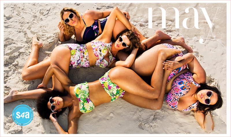 Robyn Lawley Poses in Swimsuits For All Calendar Featuring Curvy Girls