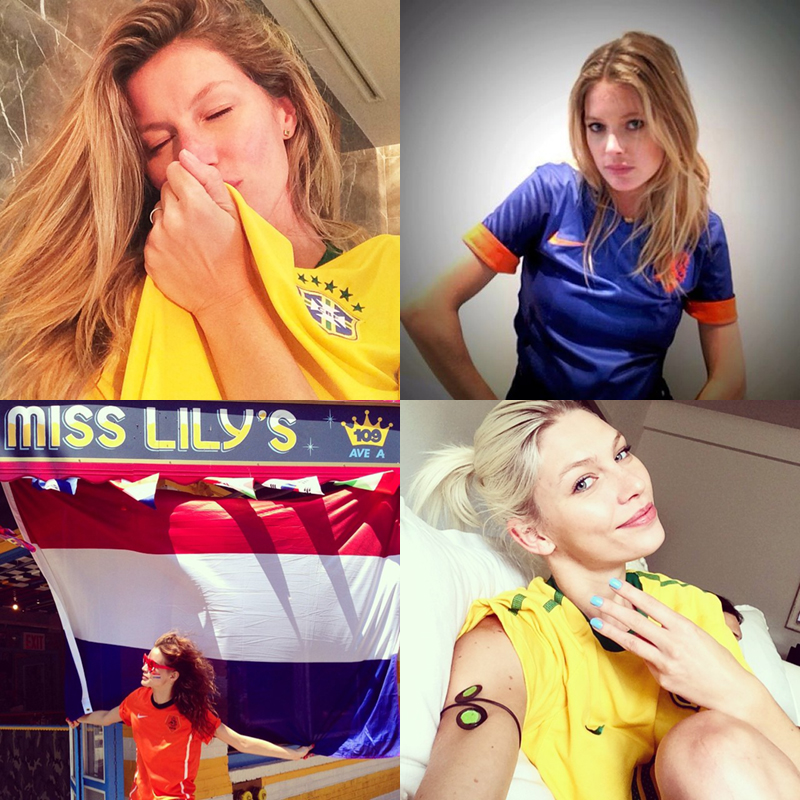 World Cup 2014: Models Showing Love for Their Teams