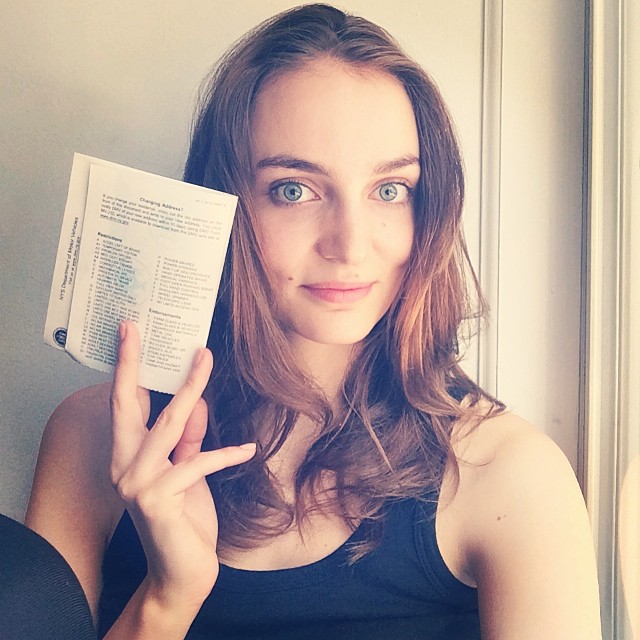 Zuzanna Bijoch shares that she now has a driving permit 
