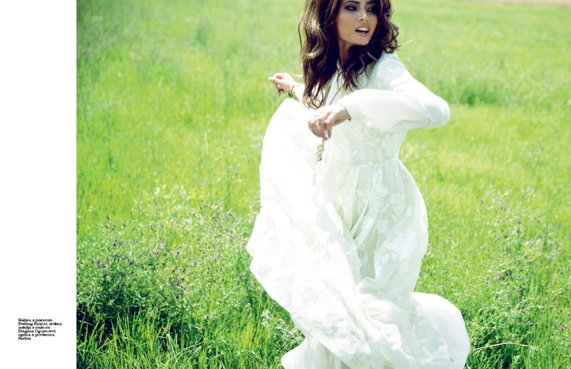 Maja Latinovic is Nomadic Chic for Elle Serbia August Cover Shoot