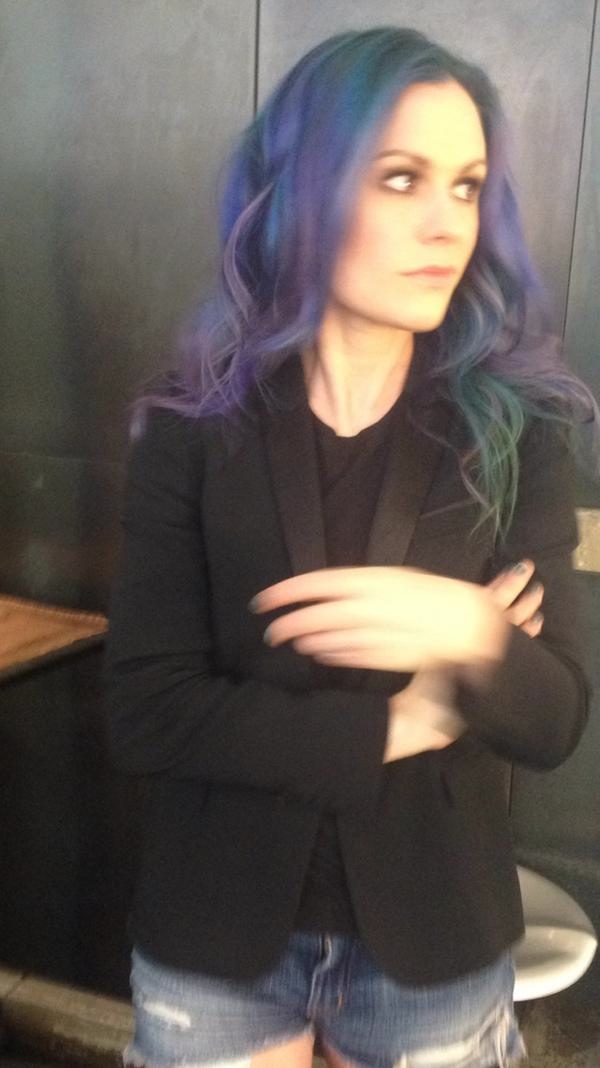 True Blood’s Anna Paquin Dyes Her Hair Purple