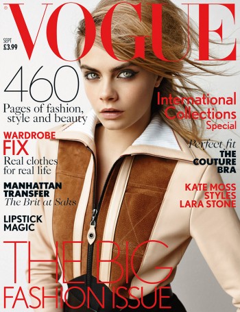 Cara Delevingne Covers Vogue UK’s September Issue Looking 60s Chic