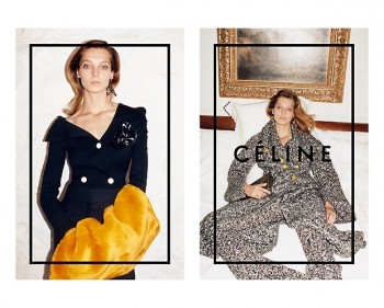 Daria Werbowy Lounges for Celine's Fall 2014 Ads Daria Werbowy Lounges for Celine's Fall 2014 Ads