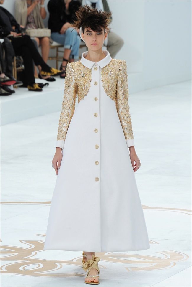 Chanel’s Fall 2014 Couture Show Gets Sculptural