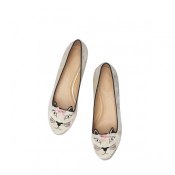 Hey Kitty! Charlotte Olympia Launches 'Kitty & Co' Collection Featuring Cat Flats Hey Kitty! Charlotte Olympia Launches 'Kitty & Co' Collection Featuring Cat Flats