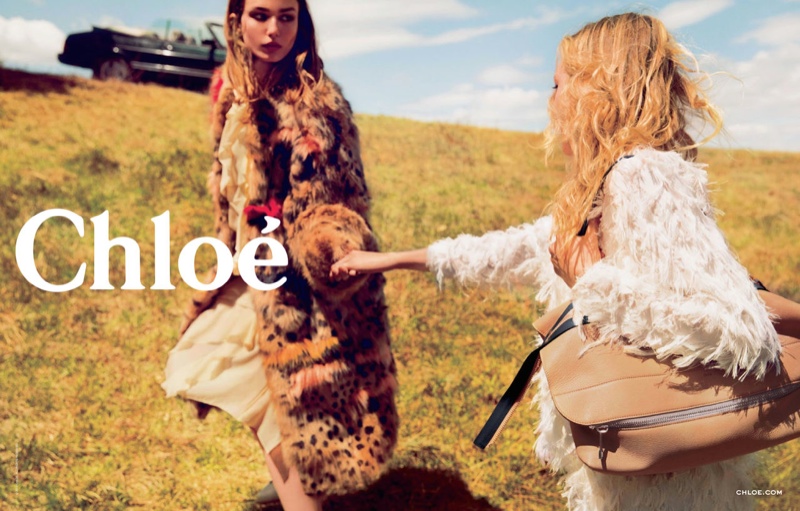 Preview: Chloe Fall 2014 Ads with Sasha Pivovarova + Andreea Diaconu