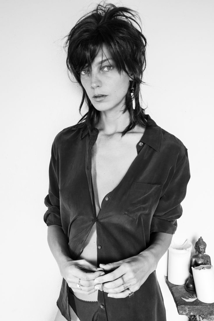 Daria Werbowy stars in Equipment's fall 2014 campaign