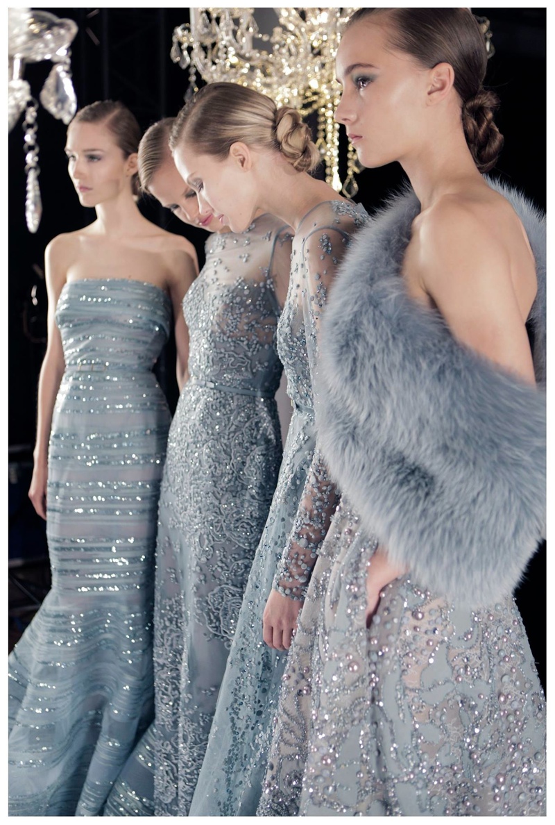 Closer Look: Backstage + Jewelry at Elie Saab’s Fall Couture Show