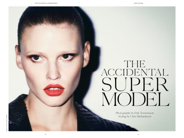 Tonne Goodman, Lara Stone Star in Industrie Magazine No. 7 – Fashion ...