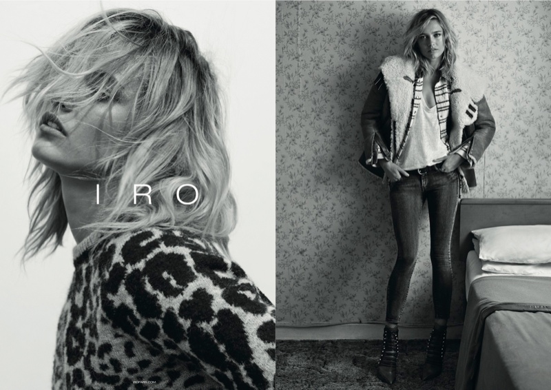 Karmen Pedaru Exudes Rock & Roll Cool for IRO’s Fall 2014 Campaign