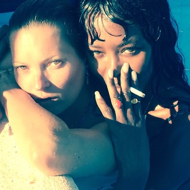 Kate Moss and Naomi Campbell snapped by Mert Alas