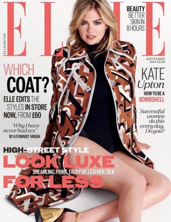 Kate Upton Lands ELLE UK September 2014 Cover, Talks Her Famous Body