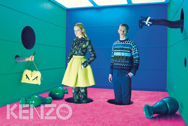 First Look | Guinevere Van Seenus for Kenzo’s Fall 2014 Campaign