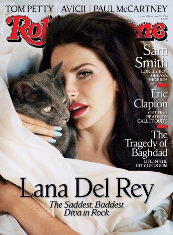 Lana Del Rey Poses in Bed for Rolling Stone Cover Lana Del Rey Poses in Bed for Rolling Stone Cover