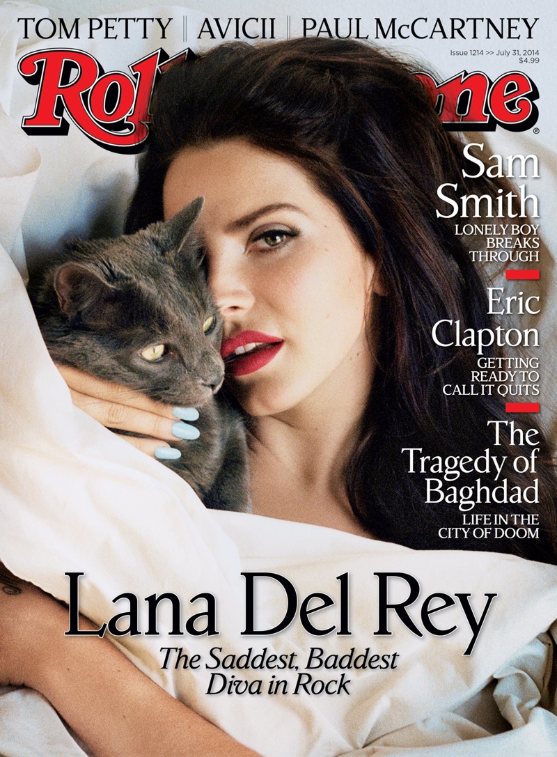 Lana Del Rey Poses in Bed for Rolling Stone Cover