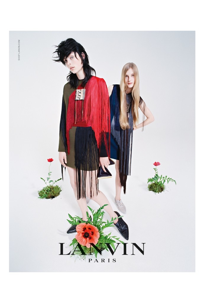 Edie Campbell & Her Family Front Lanvin’s Fall 2014 Campaign