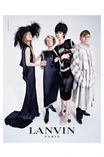Edie Campbell & Her Family Front Lanvin's Fall 2014 Campaign Edie Campbell & Her Family Front Lanvin's Fall 2014 Campaign