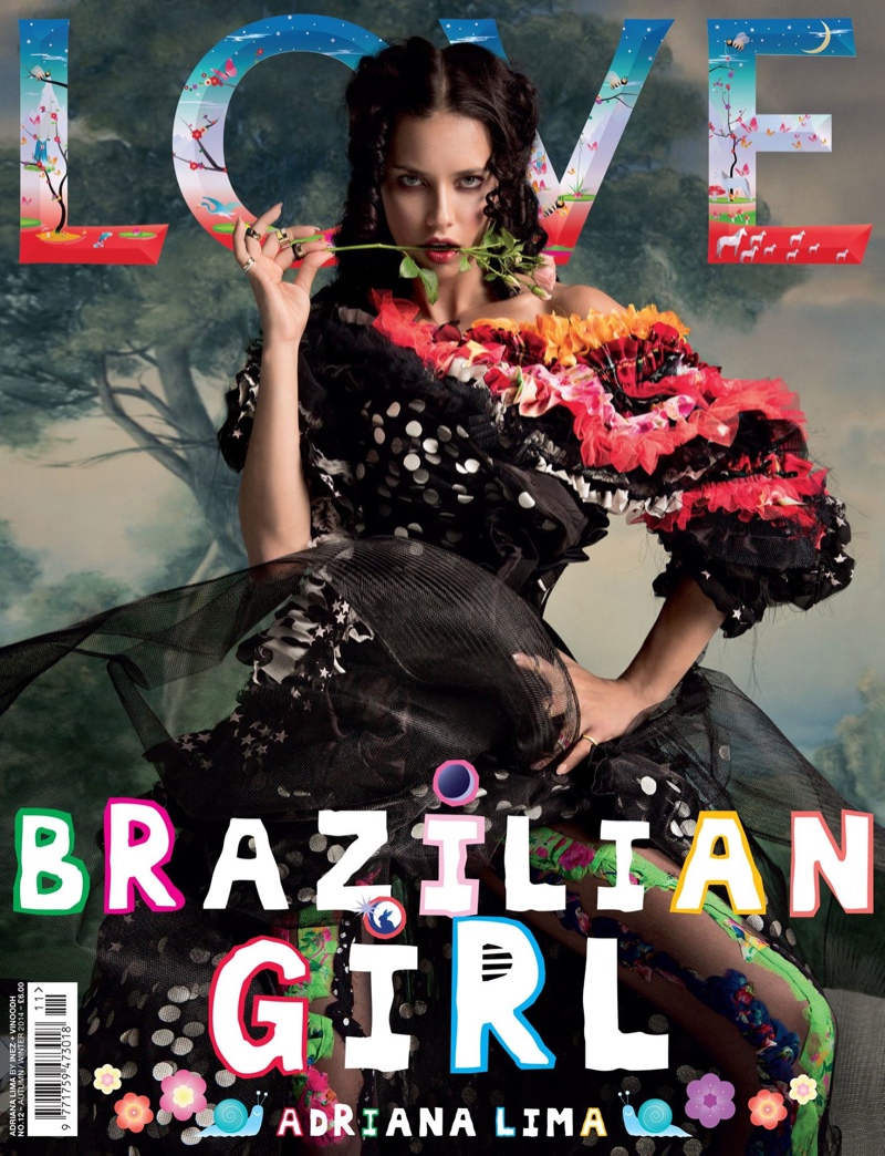 Adriana Lima, Kendall Jenner + Amy Adams Cover LOVE F/W 2014