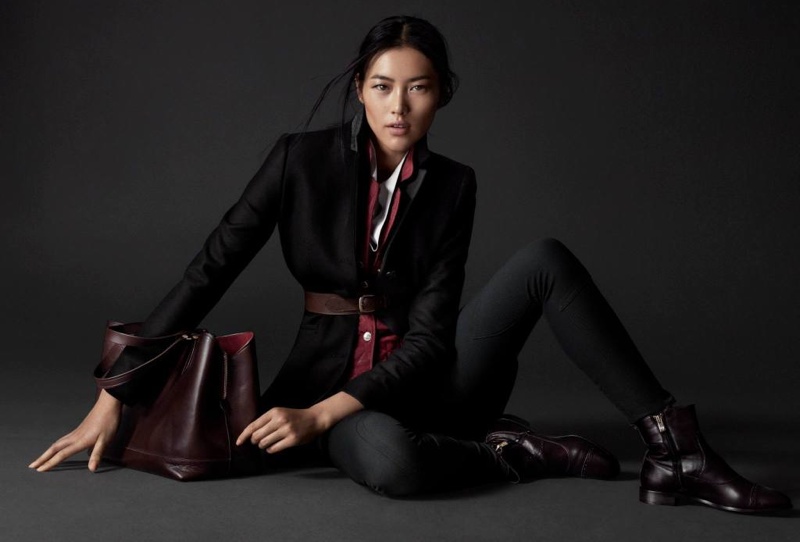 Liu Wen for Massimo Dutti Equestrian Fall/Winter 2014 campaign