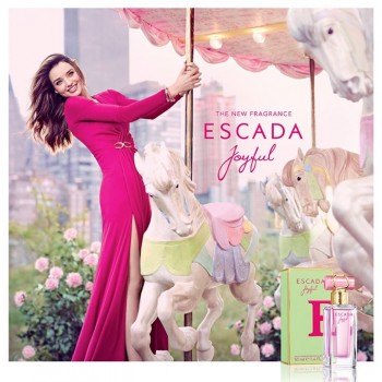 Miranda Kerr is All Smiles for Escada "Joyful" Fragrance Campaign Miranda Kerr is All Smiles for Escada "Joyful" Fragrance Campaign