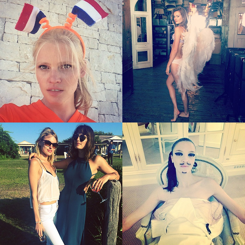 Instagram Photos of the Week | Lara Stone, Mariacarla Boscono + More Models