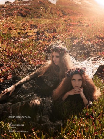 Kati Nescher & Natalie Westling Are Nature Girls for Vogue China by Mikael Jansson Kati Nescher & Natalie Westling Are Nature Girls for Vogue China by Mikael Jansson