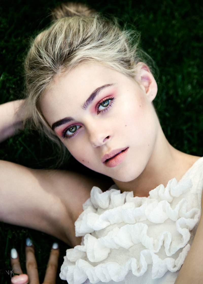 Nicola Peltz is Ethereal in Bel Air for Violet Grey Feature