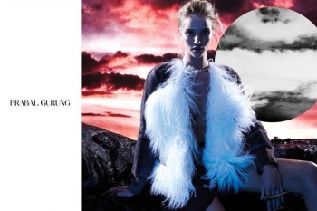 Rosie Huntington-Whiteley Stars in Prabal Gurung's Beautifully Eerie Fall Ads Rosie Huntington-Whiteley Stars in Prabal Gurung's Beautifully Eerie Fall Ads