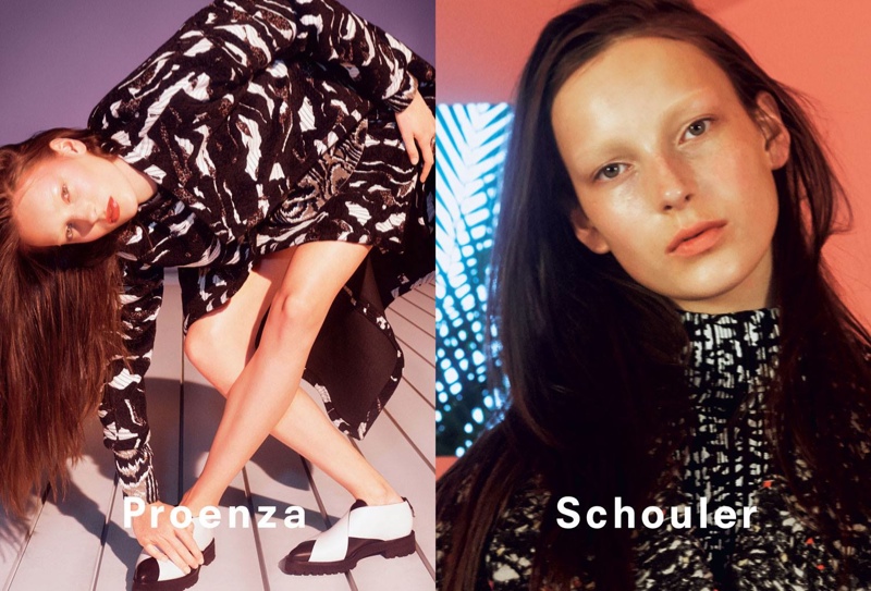 First Look: Julia Bergshoeff for Proenza Schouler Fall 2014 Campaign