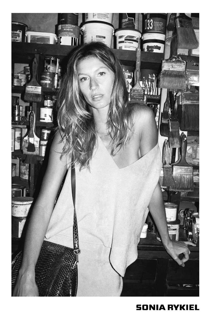 Gisele Bundchen Goes Without Makeup for Sonia Rykiel Fall 2014 Ads