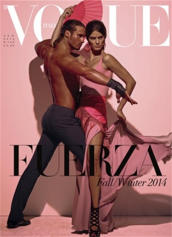 Isabeli Fontana Covers Vogue Italia's August Issue by Steven Meisel Isabeli Fontana Covers Vogue Italia's August Issue by Steven Meisel