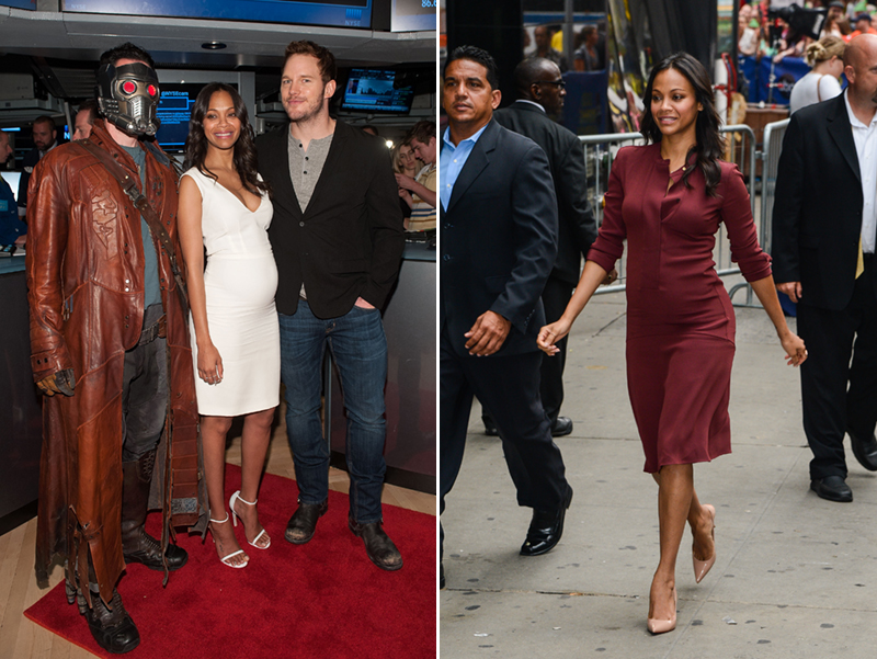 zoe-saldana-pregnant-calvin-klein-collection