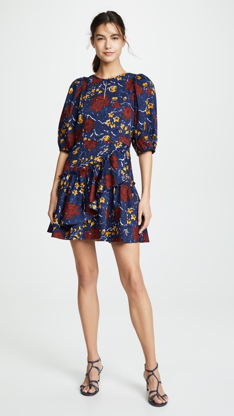 Sea Willow Ruffle Dress $368