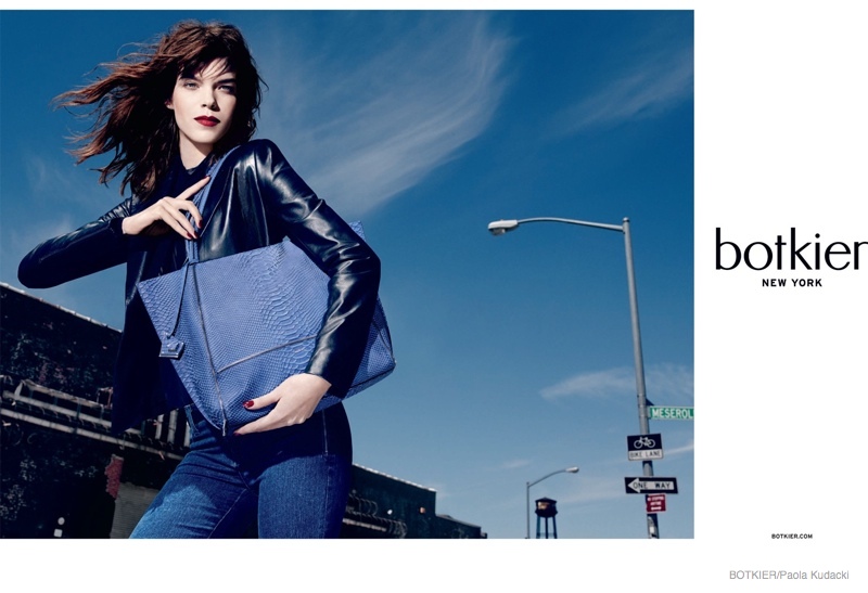 Meghan Collison Models Chic Handbags in Botkier’s Fall 2014 Ads