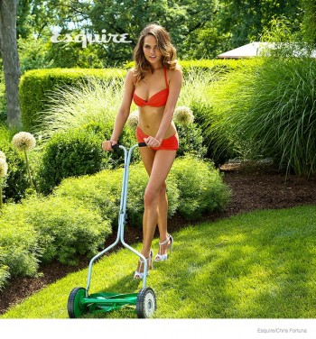 Chrissy Teigen Does Yard Work in Swimsuits for Esquire Shoot Chrissy Teigen Does Yard Work in Swimsuits for Esquire Shoot