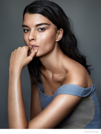 Crystal Renn Models Minimal Glam Style for Alex Cayley in Telegraph Shoot Crystal Renn Models Minimal Glam Style for Alex Cayley in Telegraph Shoot