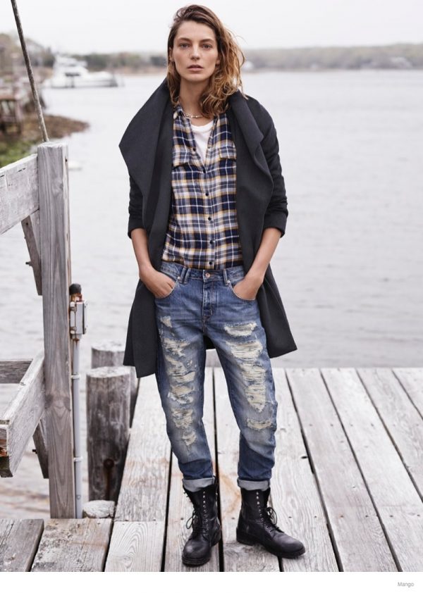 More Photos of Daria Werbowy for Mango Fall 2014 Ads – Fashion Gone Rogue