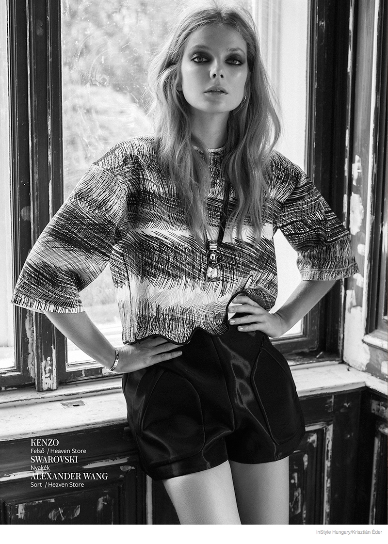 Eniko Mihalik Gets Glam for InStyle Hungary by Krisztián Éder – Fashion ...
