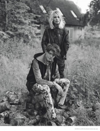 Simone Wears Fall Outerwear Looks in Marie Claire Netherlands' September Issue
