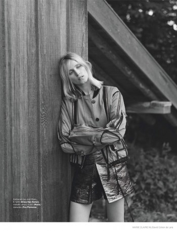 Simone Wears Fall Outerwear Looks in Marie Claire Netherlands ...