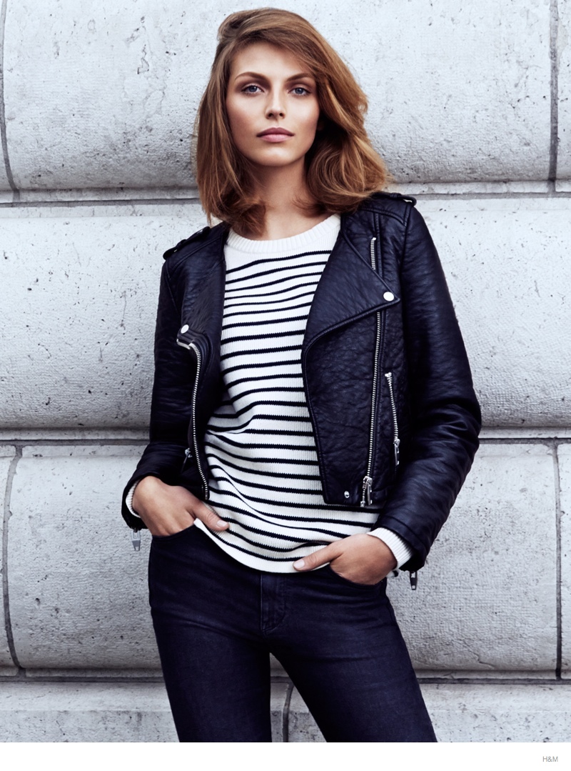 Karlina Caune Models H&M's Fall Outerwear in Trend Update