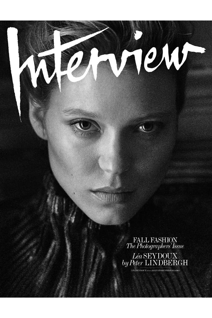Lea Seydoux by Peter Lindbergh for Interview September 2014