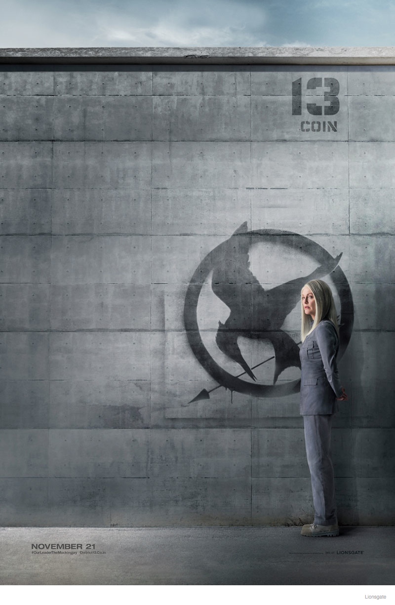 “The Hunger Games” District 13 Poster with Julianne Moore as President Coin