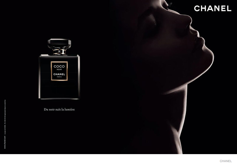 Karlie Kloss for Coco Noir Chanel Fragrance Ad Campaign