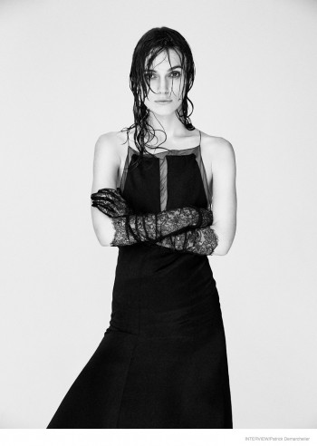 Keira Knightley Goes Topless, Models Messy Hair for Interview Shoot by Patrick Demarchelier Keira Knightley Goes Topless, Models Messy Hair for Interview Shoot by Patrick Demarchelier
